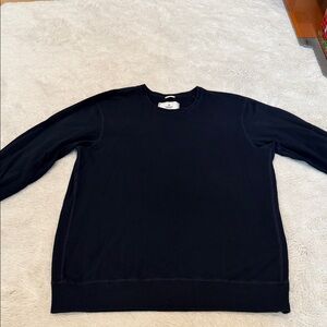 Reigning Champ Men's Dark Blue Crewneck Sweater Size Large